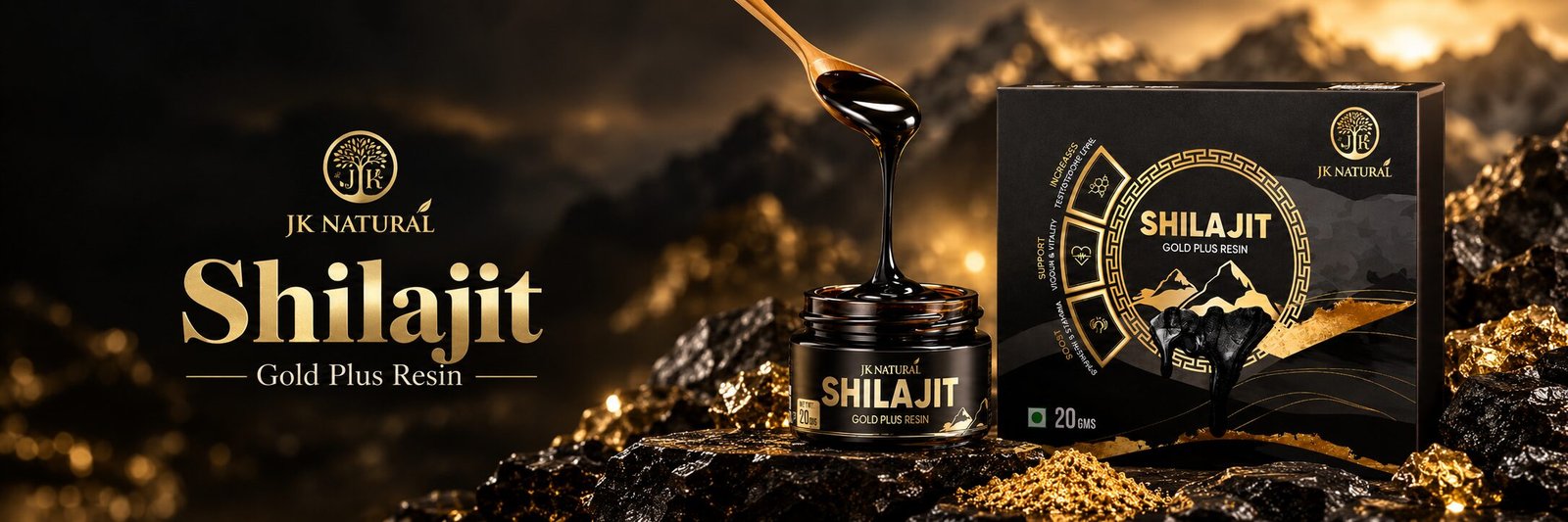 Shilajit Gold Plus Resin Ancient Himalayan Wellness for Modern Lifestyles